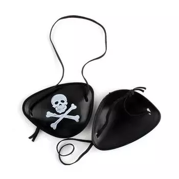 Красные и черные пиратские повязки на голову для Хэллоуина, детский бал-грим, пиратские маски для глаз, ролевые костюмы, реквизит для вечеринок