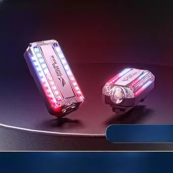 Красные и синие сигнальные огни, мигающие красные и синие ночью, плечевые огни, сигнальные огни светофора, привлекательные огни,