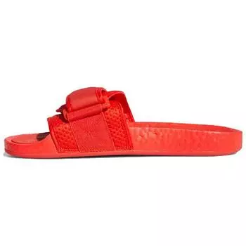 Красные кроссовки унисекс adidas Pharrell x Boost Slides FY6140
