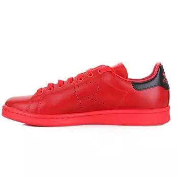 Красные кроссовки унисекс adidas Raf Simons x Stan Smith Supcol Core-Black BA7377