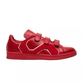 Красные кроссовки унисекс adidas Raf Simons x Stan Smith Comfort Badge Power BB6887