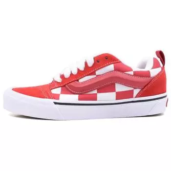 Красные кроссовки унисекс Vans Knu-Skool Mega Check VN0009QCRED 35