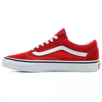 Красные кроссовки унисекс Vans Old Skool Racing True-White VN0A4BV5JV6