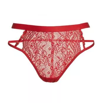 Красные кружевные стринги 21683 Женские S/M красный
