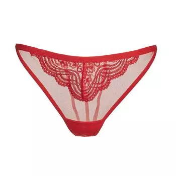 Красные кружевные стринги 21685 Женские L красный