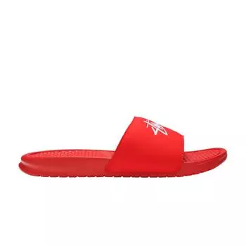 Красные мужские кроссовки Nike Stussy x Benassi Habanero CW2787-600
