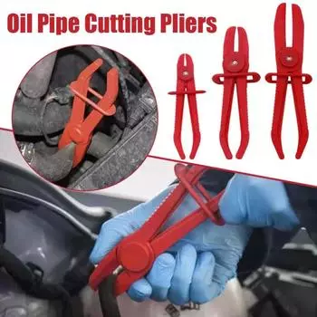 Красные плоскогубцы для зажимов, плоскогубцы для отсечения топливных шлангов, плоскогубцы для зажимов шлангов, плоскогубцы для пережима, набор плоскогубцев для гибкого шланга. Red Small