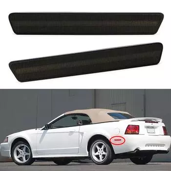 Красные светодиодные задние боковые отражатели XR3Z-15A448-AA для Ford Mustang 99-04