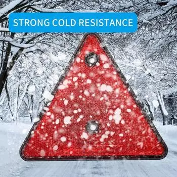 Красные задние светоотражатели, треугольные светоотражатели для столбов ворот, светоотражатели безопасности, винтовые крепления для прицепа, мотоцикла, каравана красный