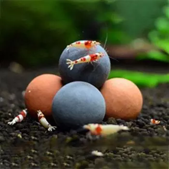 Красный аквариумный шар для очистки воды, добавка для рыб, турмалиновые шарики, фильтр-шар 100g