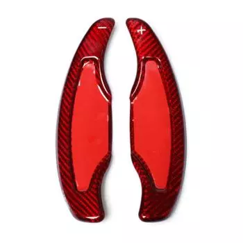 Красный автомобильный руль переключения передач из углеродного волокна, удлинитель рычага переключения передач для Cadillac ATS ATS-L 2014 2015 2016 2017