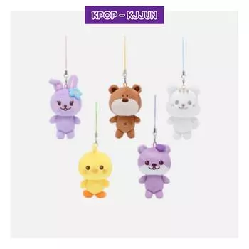 Красный бархатный фанкон: Мой дорогой, ReVe1uv - Брелок в виде мини-куклы JOY