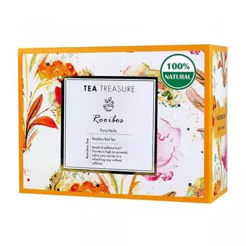 Красный чай Ройбуш (18 пак, 2 г), Rooibos Red Tea, Tea Treasure