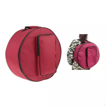 Красный чехол для малого барабана, аксессуар для переноски инструмента через плечо