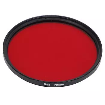 Красный фильтр для объектива камеры, полноцветный красный фильтр для объектива камеры высокой четкости Nikon DSLR Camera 72 мм 72mm