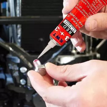 Красный герметик 100 г многоцелевой силиконовый герметик для двигателя герметик для прокладок высокотемпературный водостойкий красный RTV прокладочный материал CHINA