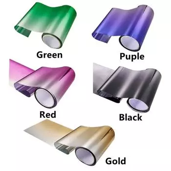 Красный хамелеон, тонировочная пленка для окон автомобиля, антибликовая пленка для окон, защитная пленка для окон автомобиля от солнца, 20150 см Green