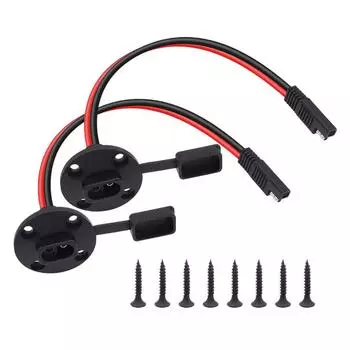 Красный и черный разъем с 8 крепежными винтами 12AWG