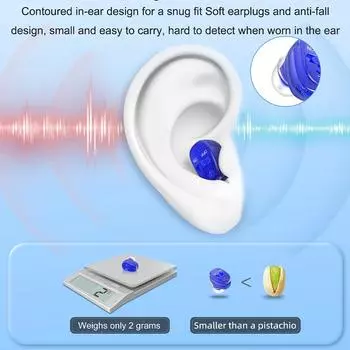 Красный и синий ушной канал Мини цифровой внутриушной слуховой аппарат ITE внутриушной громкоговоритель коллекция