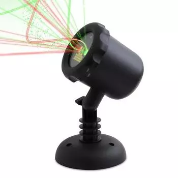 Красный и зеленый лазерный проектор с заземляющим стержнем Laser100 от Wi-light