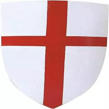 Красный Крест Щит Спартанская Сталь Lerp Sac Воин Щит Битва изношенные Украшения Подарок Настенный Декор