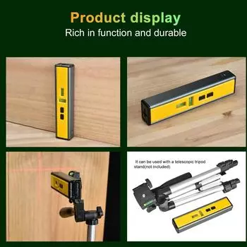 Красный лазерный уровень для украшения дома, лазерный маркер линии, инфракрасный многофункциональный нивелир серый