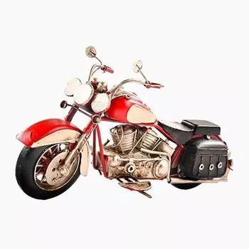 Красный мотоцикл Adventure. Прочный и стильный мотоцикл для мужчин и женщин.