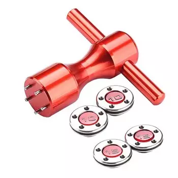 Красный номерной шарик Вес для паттера + Ключ для паттеров Scotty Cameron Newport