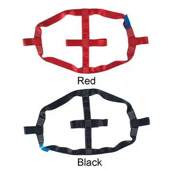 Красный полиэстер Мотоцикл Квадроцикл Заднее колесо Руль Транспортировочная штанга Стяжной ремень*1