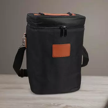 Красный Ratafia изоляционная сумка рюкзак охлаждающий магазин 4 бутылки обед Crossbag чёрный