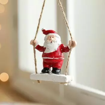 Красный рождественский олень снеговик кулон смола изысканный Санта-Клаус почтовый ящик кулон своими руками поделки рождественская елка подвесные украшения