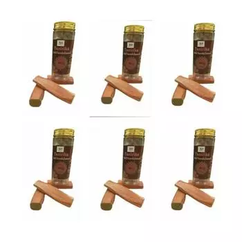 Красный Сандал 40-50 гр /6шт/Лал Чандан Стик/Тика/Натуральный/Чистый/поклонение