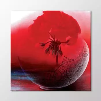 Красный стол