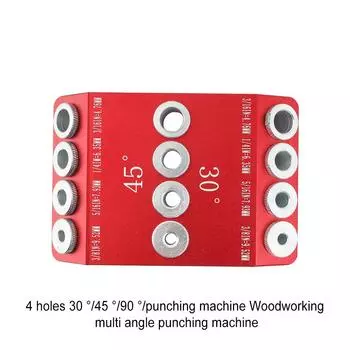 Красный точный угловой и прямой направляющий градус сверла отверстия прочные столы для деревообработки кабельный рей G7I8