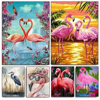 Красный венценосный журавль 5D алмазная картина вера алмазная вышивка сделай сам полная дрель стразы ремесло настенное искусство домашний декор подарок 2024 Full Round 20x30CM