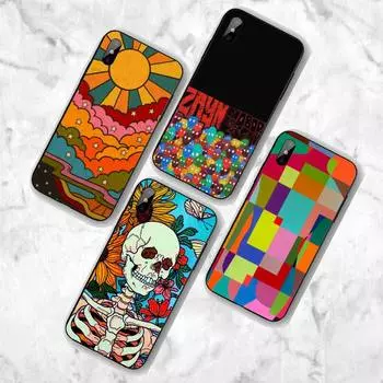 Красный визуальный эффект чехол для телефона Huawei G7 G8 P7 P8 P9 P10 P20 P30 Lite Mini Pro P Smart Plus Cove Fundas P20Lite