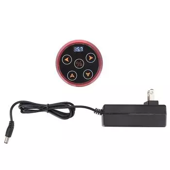 Красный ЖК-дисплей Татуировка Блок питания с Адаптером Питания Аксессуар Тату-Машины US Plug