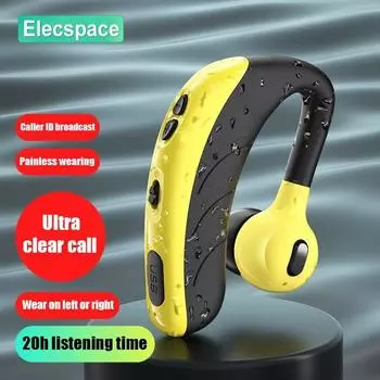 Красочная Bluetooth-гарнитура для автомобиля, наушники с громкой связью, безболезненное ношение, беспроводные наушники с микрофоном