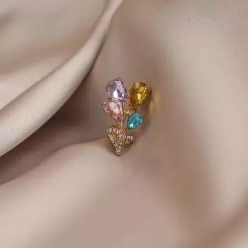 Красочная брошь-шар признания Высококлассная легкая роскошь Весна и лето Изысканная и милая Высококлассная женская брошь-аксессуар для костюма