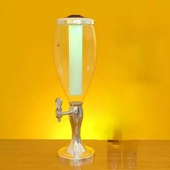 Красочная интернет-знаменитость, излучающая свет, винная пушка, 1,5 л, пивная бочка, 3 л, бар, КТВ, коммерческий контейнер для напитков из колы с синий