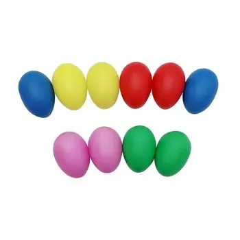 Красочная коллекция из 5 цветов. Набор из 10 шейкеров для яиц в 5 ярких цветах, которые привлекут внимание и подарят удовольствие от сортировки по цвету и