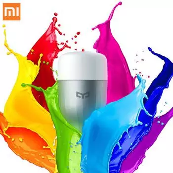 Красочная лампа Xiaomi Yeelight E27, умная WIFI-пульт дистанционного управления, красочная температурная романтическая лампа накаливания