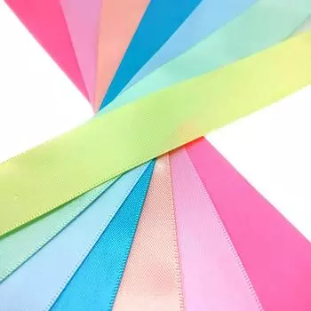 Красочная лента 1,2 см, 25 лет с гладкой полиэфирной тесьмой для одежды, цветов, подарочная коробка, упаковка, свадебный бант, ручная работа, принадлежности для украшения своими руками розовый