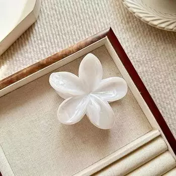 Красочная летняя заколка-акула для пляжного отдыха, прическа половина вверх, половина вниз , аксессуар для волос в виде цветка-яйца, профессиональная салонная заколка