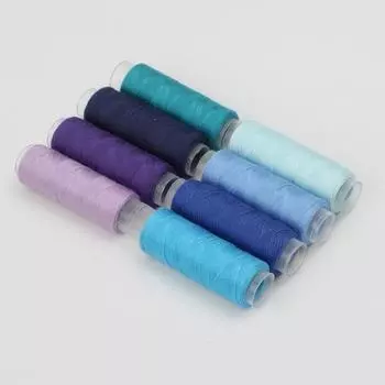 Красочная маленькая катушка для шитья своими руками с набором швейных ниток 8 цветов 402