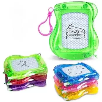 Красочная мини-доска для рисования с брелоком, детские сувениры для вечеринки, свадьбы, дня рождения, подарки для гостей, сумка для вкусностей светло-зеленый