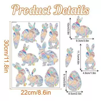 Красочная наклейка на окно, Ловец Солнца, радужная призма, бабочка, статическая стеклянная наклейка, ПВХ, противоударное стекло, домашний декор