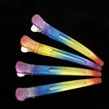 Красочная нескользящая заколка для волос в стиле пин-ап с уткой для салона, инструмент для заколки для волос