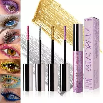 Красочная перламутровая тушь добавит ярких красок вашему макияжу глаз и продемонстрирует уникальный модный стиль.