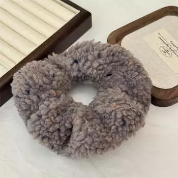 Красочная плюшевая повязка на голову в горошек, плюшевая резинка для волос, милые резинки для волос в горошек, повязка для волос для женщин, аксессуары для волос для женщин